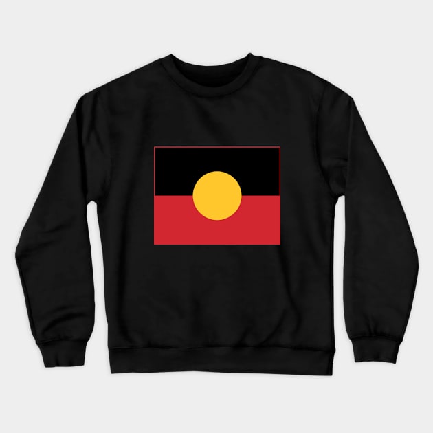 The Aboriginal Flag #9 Crewneck Sweatshirt by SalahBlt